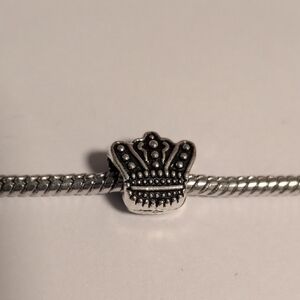 Silver Crown‎ Charm for Pandora Style Bracelet